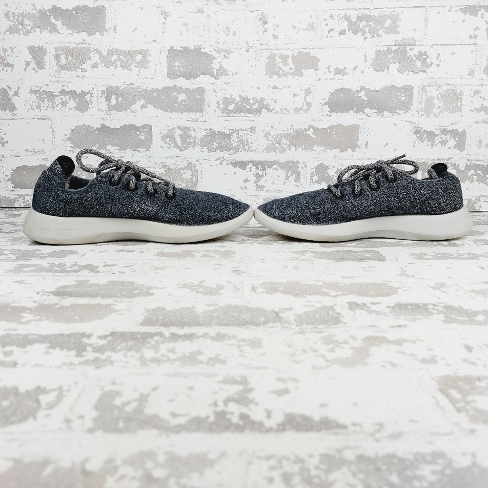 Allbirds Gray Wool Lace Up Comfort Running Walking Athletic Sneakers D824 - Picture 7 of 11